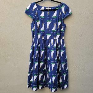 Emily and Fin Retro Dress ModCloth British Boutique Vintage Inspired